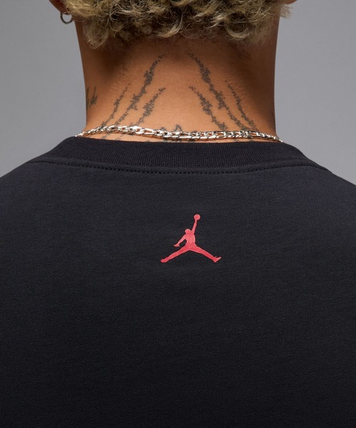 JORDAN BRAND(ジョーダンブランド)の「JORDAN BRAND M J BRND BR SNKR PCH SS CRW / ジョーダン ブランド ジョーダン BRND BR スニーカー パッチ クルー S/S Tシャツ / NIKE 【SP】(Tシャツ/カットソー・メンズ・ブラック/ホワイト・S/M/L/XL/XXL)」の9枚目の写真