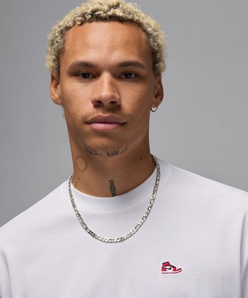JORDAN BRAND(ジョーダンブランド)の「JORDAN BRAND M J BRND BR SNKR PCH SS CRW / ジョーダン ブランド ジョーダン BRND BR スニーカー パッチ クルー S/S Tシャツ / NIKE 【SP】(Tシャツ/カットソー・メンズ・ブラック/ホワイト・S/M/L/XL/XXL)」の14枚目の写真