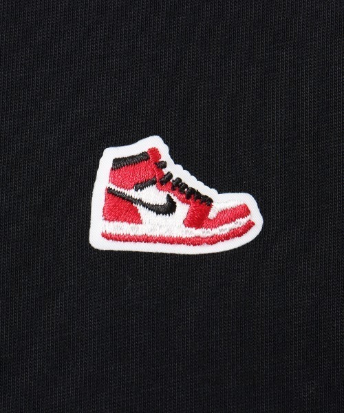 JORDAN BRAND(ジョーダンブランド)の「JORDAN BRAND M J BRND BR SNKR PCH SS CRW / ジョーダン ブランド ジョーダン BRND BR スニーカー パッチ クルー S/S Tシャツ / NIKE 【SP】(Tシャツ/カットソー・メンズ・ブラック/ホワイト・S/M/L/XL/XXL)」の6枚目の写真