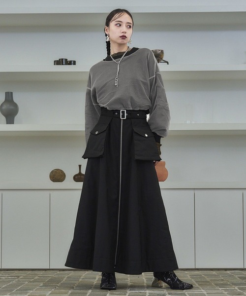 【HARE ハレ】チュールレイヤーマルチWAYカーディガン ブルー Fサイズ HARE（ハレ）の「チュールレイヤーマルチWAYカーディガン(HARE