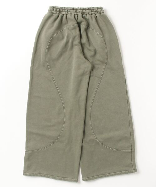 HTH（エイチティーエイチ）の「Vintage Curve switching sweat pants（スウェットパンツ・レディース・ネイビー/カーキ/ブラック・フリー）」の4枚目の写真