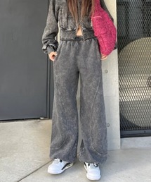 HTH(GC`eB[GC`)Vintage Curve switching sweat pants(XEFbgpc)