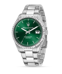 Maserati（マセラティ）の「「Maserati/マセラティ」コンペティツィオーネ -43mm シルバー ブレスレット（アナログ腕時計）」