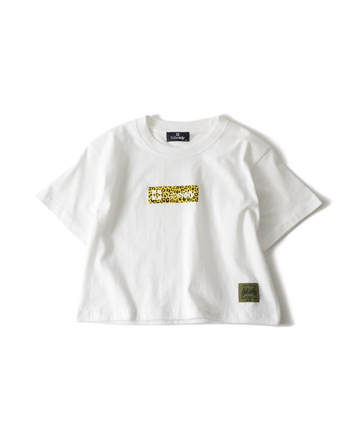 tシャツ Cropped leopard box tee「WOMEN」 レディース Cropped leopard box tee【WOMEN】（Tシャツ/カットソー