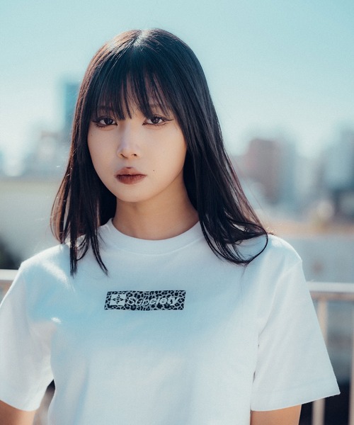 Cropped leopard box tee【WOMEN】（Tシャツ/カットソー