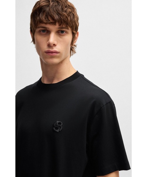 シルケットコットン Tシャツ Double Bモノグラム（Tシャツ