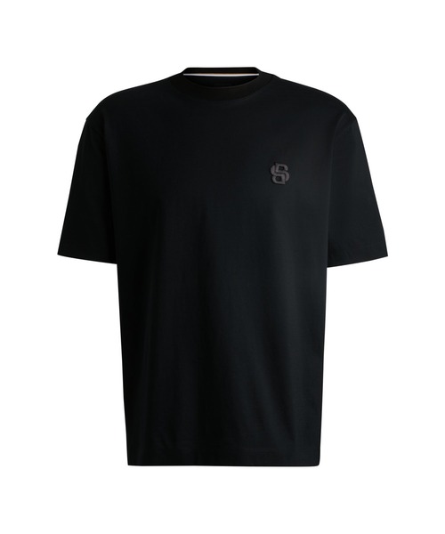 ○★新品 未使用 BOSS ダブルBモノグラム Tシャツ ワントーンロゴTシャツ ○☆新品 未使用 BOSS ダブルBモノグラム Tシャツ ワントーン
