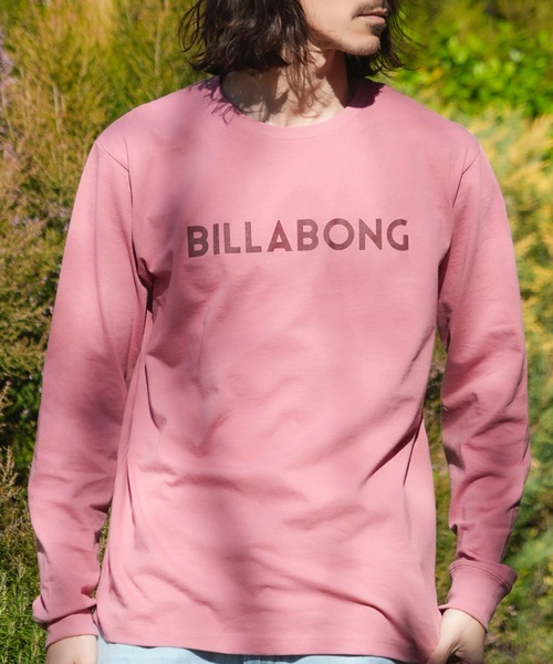 BILLABONG（ビラボン）の「BILLABONG メンズ UNITY LOGO ロンＴ 【2025年春夏モデル】/ビラボンロゴ長袖ロンT（Tシャツ/カットソー・メンズ・ホワイト/ミント/ブラック/ピンク系その他・MEDIUM/LARGE/X-LARGE/SMALL）」の4枚目の写真
