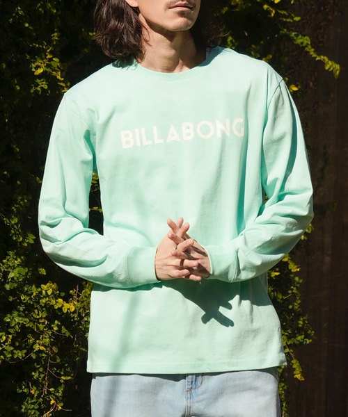 BILLABONG（ビラボン）の「BILLABONG メンズ UNITY LOGO ロンＴ 【2025年春夏モデル】/ビラボンロゴ長袖ロンT（Tシャツ/カットソー・メンズ・ホワイト/ミント/ブラック/ピンク系その他・MEDIUM/LARGE/X-LARGE/SMALL）」の3枚目の写真