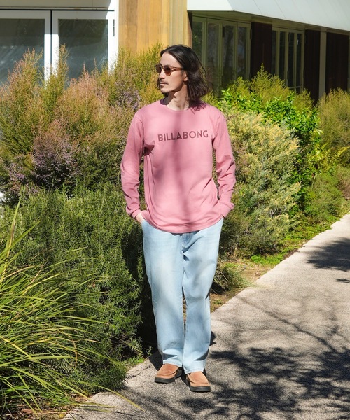 BILLABONG（ビラボン）の「BILLABONG メンズ UNITY LOGO ロンＴ 【2025年春夏モデル】/ビラボンロゴ長袖ロンT（Tシャツ/カットソー・メンズ・ホワイト/ミント/ブラック/ピンク系その他・MEDIUM/LARGE/X-LARGE/SMALL）」の7枚目の写真