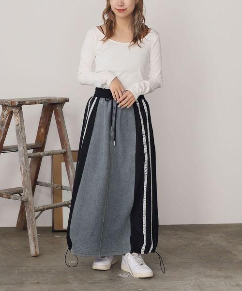 ROOPTOKYO(ループトウキョウ)の「オープンバック ローネック スリムベースTシャツ 夏物 夏服(Tシャツ/カットソー・レディース・ホワイト/ボルドー/グレー/ブラック・FREE)」の22枚目の写真