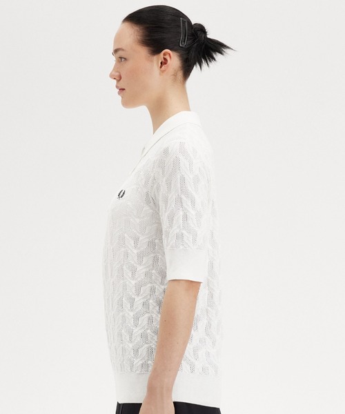 FRED PERRY（フレッドペリー）の「Textured Open-Knit Polo