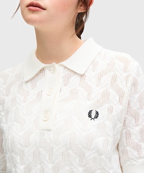 中古・古着通販】FRED PERRY (フレッドペリー) ニットポロシャツ