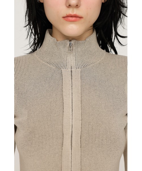 Swankiss ハイネックリブトップス Swankiss ハイネックリブトップス