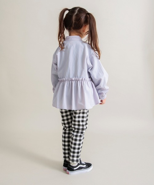 DRC branshes（ディーアールシーブランシェス）の「【WEB限定/DRC】Aラインシルエットナイロンジャケット（ナイロンジャケット・キッズ・ラベンダー/グレイッシュベージュ/ピンク・100/110/120/130/140/150）」の19枚目の写真