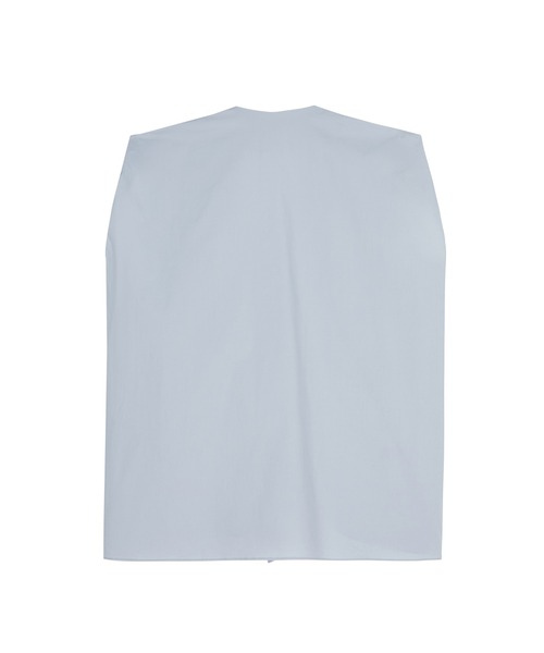 ブラウス シャツ Asym Tuck Shirt / タックノースリーブブラウス レディース セール】Asym Tuck Shirt / タックノースリーブブラウス（シャツ