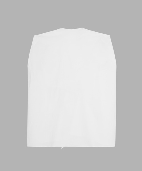 ブラウス シャツ Asym Tuck Shirt / タックノースリーブブラウス レディース セール】Asym Tuck Shirt / タックノースリーブブラウス（シャツ