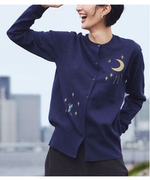 IEDIT | ＩＥＤＩＴ　ＨＡＰＰＹモチーフを散りばめた　気分があがるカーディガン(カーディガン/ボレロ)