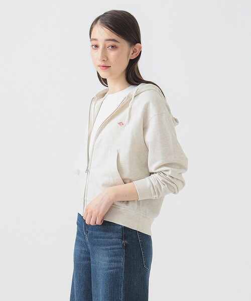 新品未使用　DANTON ダントン　コットンテリー　ジップフーディ　レディース DANTON / COTTON TERRY ZIP HOODIE（パーカー）｜DANTON（ダントン）の
