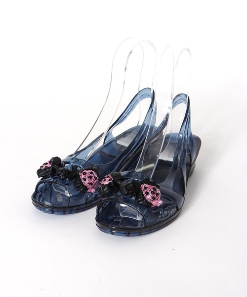 Three Four Time（ｽﾘｰﾌｫｰﾀｲﾑ）の「【Casselini】クリアサンダル（サンダル・レディース・パープル/ブラック/クリア・24.5/23.5）」の12枚目の写真