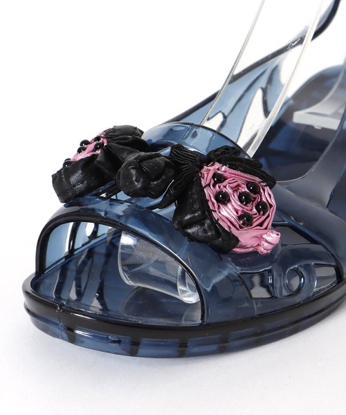 Three Four Time（ｽﾘｰﾌｫｰﾀｲﾑ）の「【Casselini】クリアサンダル（サンダル・レディース・パープル/ブラック/クリア・24.5/23.5）」の13枚目の写真