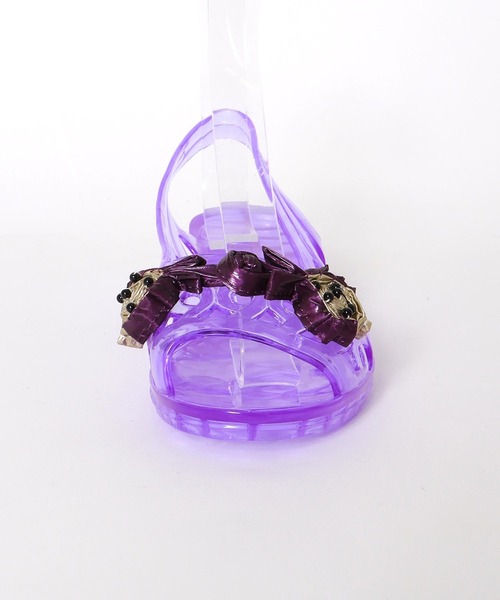 Three Four Time（ｽﾘｰﾌｫｰﾀｲﾑ）の「【Casselini】クリアサンダル（サンダル・レディース・パープル/ブラック/クリア・24.5/23.5）」の15枚目の写真