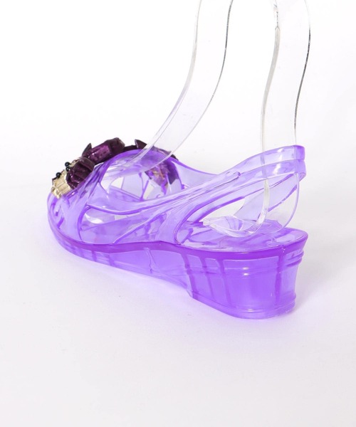 Three Four Time（ｽﾘｰﾌｫｰﾀｲﾑ）の「【Casselini】クリアサンダル（サンダル・レディース・パープル/ブラック/クリア・24.5/23.5）」の17枚目の写真