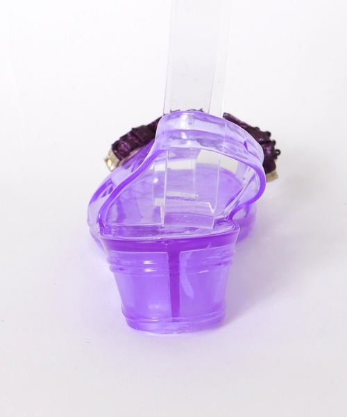 Three Four Time（ｽﾘｰﾌｫｰﾀｲﾑ）の「【Casselini】クリアサンダル（サンダル・レディース・パープル/ブラック/クリア・24.5/23.5）」の18枚目の写真