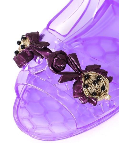 Three Four Time（ｽﾘｰﾌｫｰﾀｲﾑ）の「【Casselini】クリアサンダル（サンダル・レディース・パープル/ブラック/クリア・24.5/23.5）」の20枚目の写真