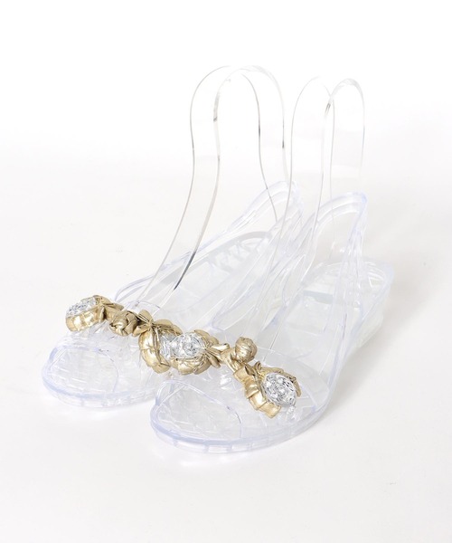 Three Four Time（ｽﾘｰﾌｫｰﾀｲﾑ）の「【Casselini】クリアサンダル（サンダル・レディース・パープル/ブラック/クリア・24.5/23.5）」の22枚目の写真