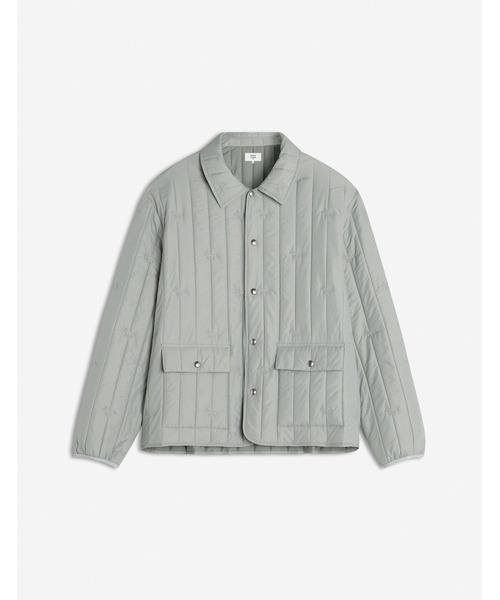 Maison Kitsune(メゾンキツネ)の「QUILTED BLOUSON(ブルゾン・メンズ・ライトブラック/モスグリーン・XS/S/M/L/XL)」の9枚目の写真