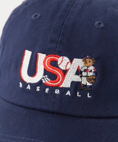 ROSTER SOX(ロスターソックス)の「ROSTER SOX/ロスターソックス USA BB BEAR CAP キャップ(キャップ・メンズ・ホワイト/ネイビー・FREE)」の12枚目の写真