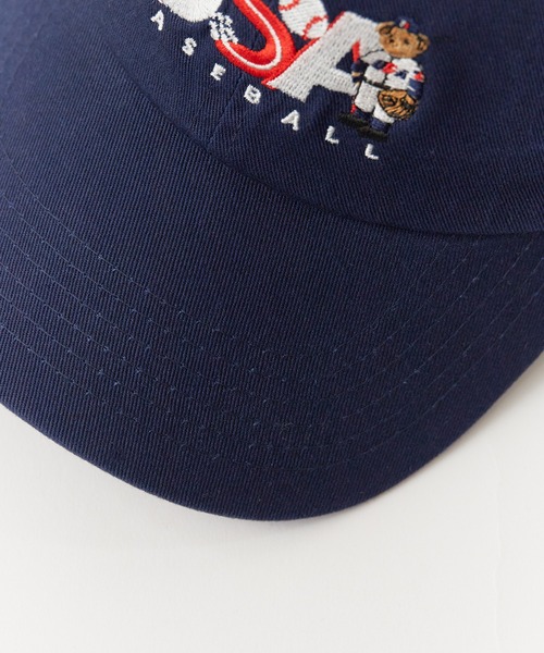 ROSTER SOX(ロスターソックス)の「ROSTER SOX/ロスターソックス USA BB BEAR CAP キャップ(キャップ・メンズ・ホワイト/ネイビー・FREE)」の10枚目の写真