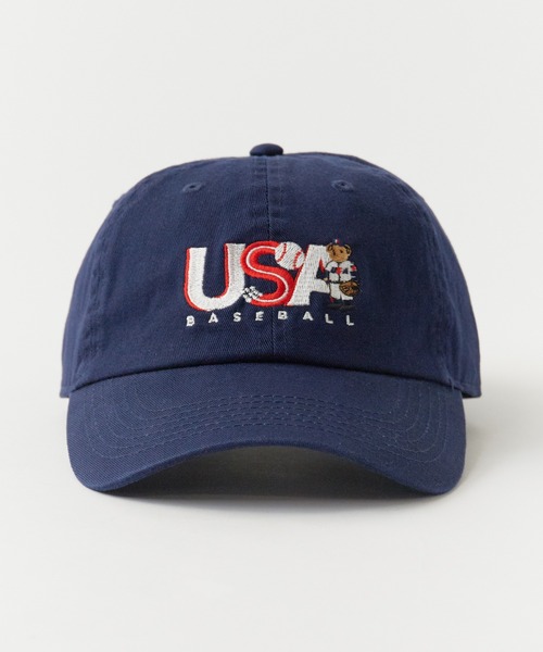 ROSTER SOX(ロスターソックス)の「ROSTER SOX/ロスターソックス USA BB BEAR CAP キャップ(キャップ・メンズ・ホワイト/ネイビー・FREE)」の9枚目の写真