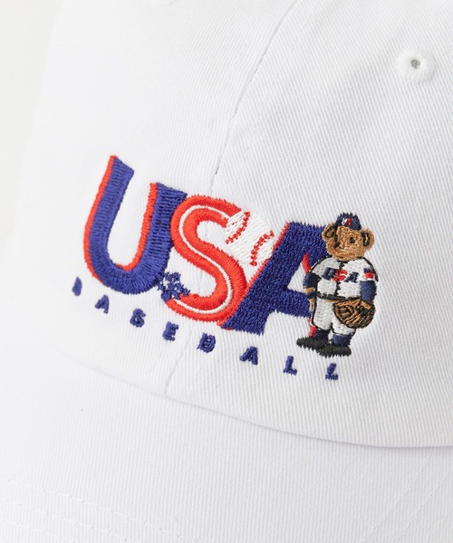ROSTER SOX(ロスターソックス)の「ROSTER SOX/ロスターソックス USA BB BEAR CAP キャップ(キャップ・メンズ・ホワイト/ネイビー・FREE)」の11枚目の写真