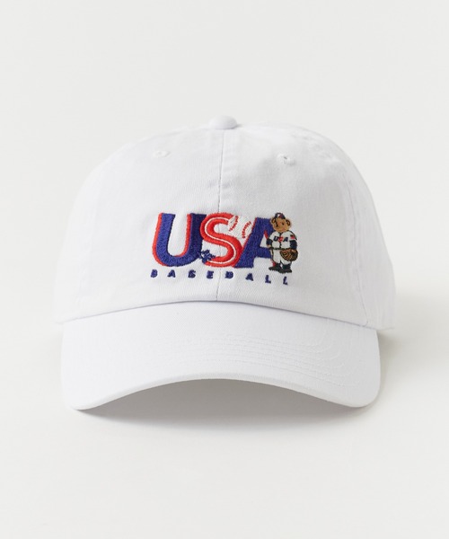 ROSTER SOX(ロスターソックス)の「ROSTER SOX/ロスターソックス USA BB BEAR CAP キャップ(キャップ・メンズ・ホワイト/ネイビー・FREE)」の8枚目の写真