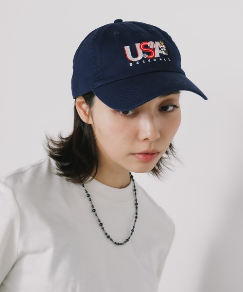 ROSTER SOX(ロスターソックス)の「ROSTER SOX/ロスターソックス USA BB BEAR CAP キャップ(キャップ・メンズ・ホワイト/ネイビー・FREE)」の18枚目の写真