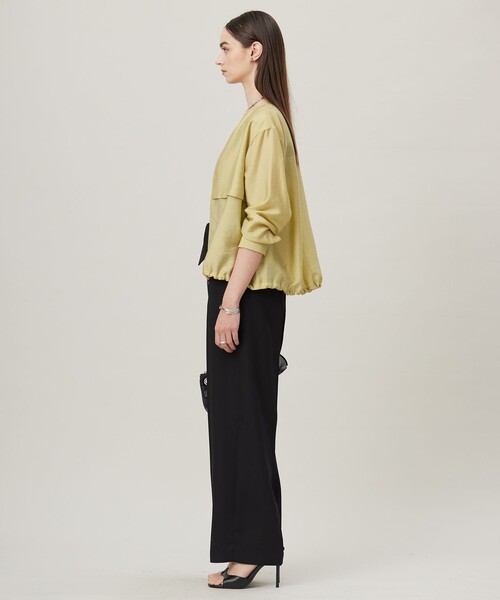 ICB（アイシービー）の「FluidBackSatin デザインワイドパンツ（その他パンツ・レディース・ライトイエロー系/ブラック系/ネイビー系・44/40/42/46/48）」の20枚目の写真