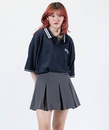 【at】〔THRASHER/スラッシャー〕S/S POLO SHIRT ワンポイントロゴ BIG ポロシャツ