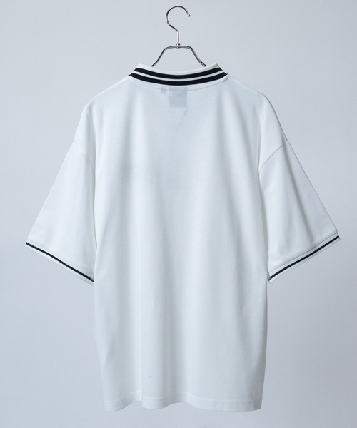 THRASHER(スラッシャー)の「【at】〔THRASHER/スラッシャー〕S/S POLO SHIRT ワンポイントロゴ BIG ポロシャツ(ポロシャツ・メンズ・ネイビー/ホワイト/ブラック・MEDIUM/LARGE)」の4枚目の写真