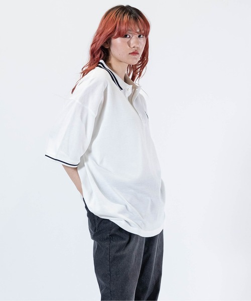 THRASHER(スラッシャー)の「【at】〔THRASHER/スラッシャー〕S/S POLO SHIRT ワンポイントロゴ BIG ポロシャツ(ポロシャツ・メンズ・ネイビー/ホワイト/ブラック・MEDIUM/LARGE)」の7枚目の写真