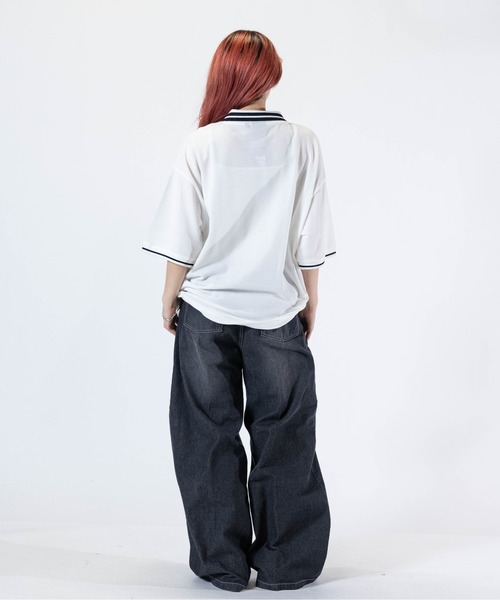 THRASHER(スラッシャー)の「【at】〔THRASHER/スラッシャー〕S/S POLO SHIRT ワンポイントロゴ BIG ポロシャツ(ポロシャツ・メンズ・ネイビー/ホワイト/ブラック・MEDIUM/LARGE)」の12枚目の写真