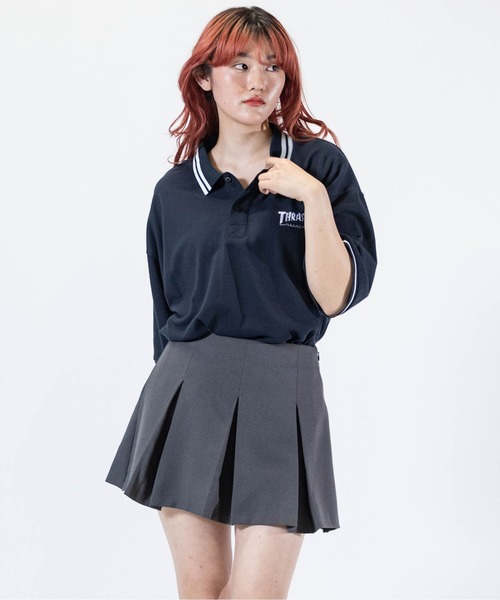 THRASHER(スラッシャー)の「【at】〔THRASHER/スラッシャー〕S/S POLO SHIRT ワンポイントロゴ BIG ポロシャツ(ポロシャツ・メンズ・ネイビー/ホワイト/ブラック・MEDIUM/LARGE)」の13枚目の写真