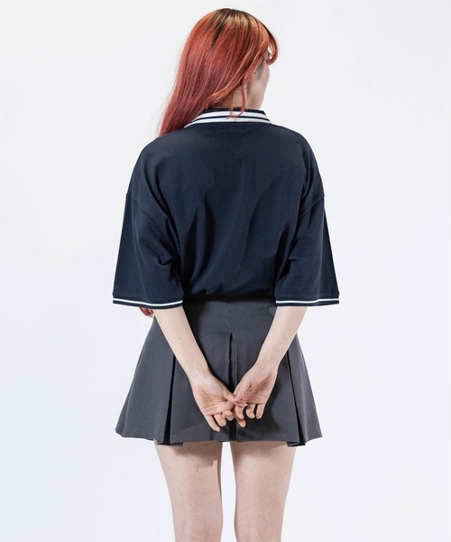 THRASHER(スラッシャー)の「【at】〔THRASHER/スラッシャー〕S/S POLO SHIRT ワンポイントロゴ BIG ポロシャツ(ポロシャツ・メンズ・ネイビー/ホワイト/ブラック・MEDIUM/LARGE)」の15枚目の写真