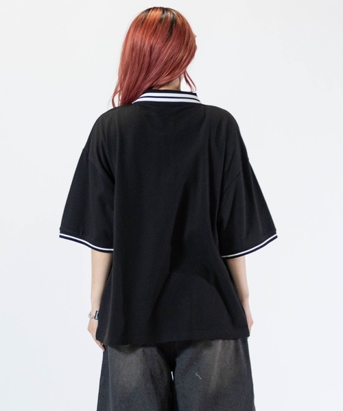 THRASHER(スラッシャー)の「【at】〔THRASHER/スラッシャー〕S/S POLO SHIRT ワンポイントロゴ BIG ポロシャツ(ポロシャツ・メンズ・ネイビー/ホワイト/ブラック・MEDIUM/LARGE)」の22枚目の写真
