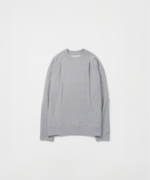 LAPIIS(ラピス)の「OVERSIZED SLITBACK SWEAT SHIRTS(スウェット・メンズ・グレー/ブラック・LARGE/MEDIUM)」の1枚目の写真