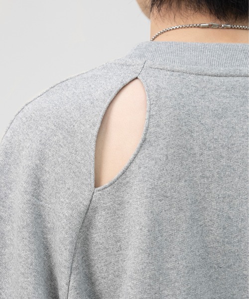 LAPIIS(ラピス)の「OVERSIZED SLITBACK SWEAT SHIRTS(スウェット・メンズ・グレー/ブラック・LARGE/MEDIUM)」の8枚目の写真