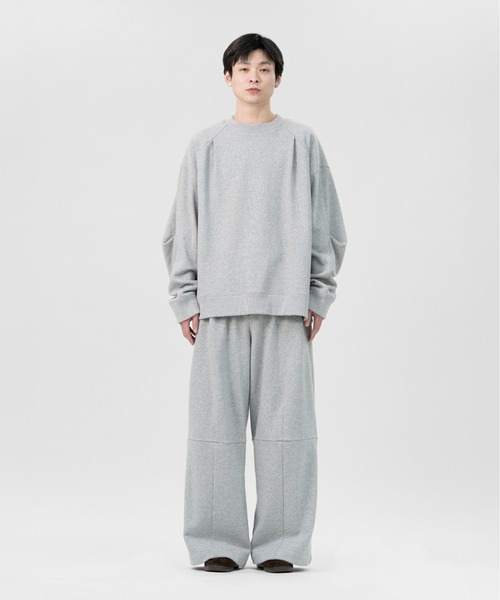 LAPIIS(ラピス)の「OVERSIZED SLITBACK SWEAT SHIRTS(スウェット・メンズ・グレー/ブラック・LARGE/MEDIUM)」の10枚目の写真