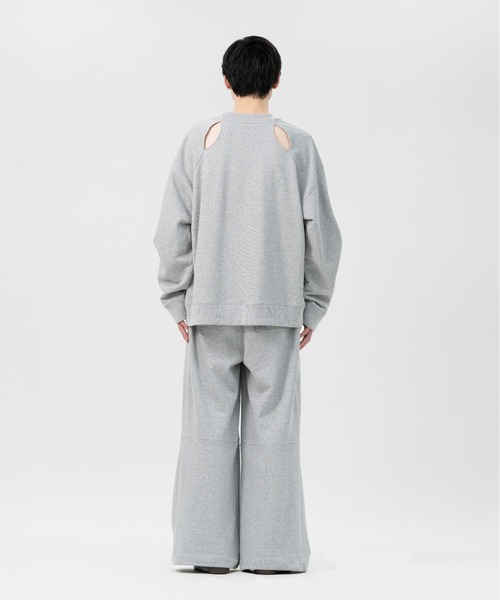 LAPIIS(ラピス)の「OVERSIZED SLITBACK SWEAT SHIRTS(スウェット・メンズ・グレー/ブラック・LARGE/MEDIUM)」の12枚目の写真