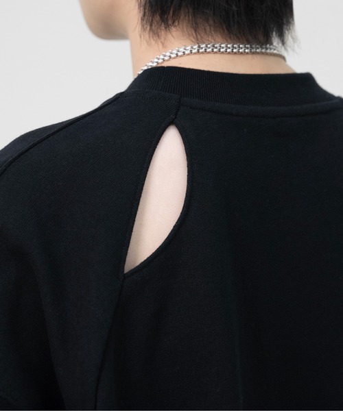 LAPIIS(ラピス)の「OVERSIZED SLITBACK SWEAT SHIRTS(スウェット・メンズ・グレー/ブラック・LARGE/MEDIUM)」の19枚目の写真